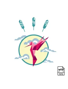 Illustration vectorielle Colibri