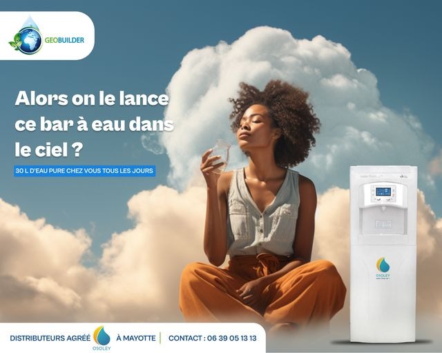 Transformez l'Air en Eau Pure avec les Générateurs d'Eau Atmosphérique Osoley